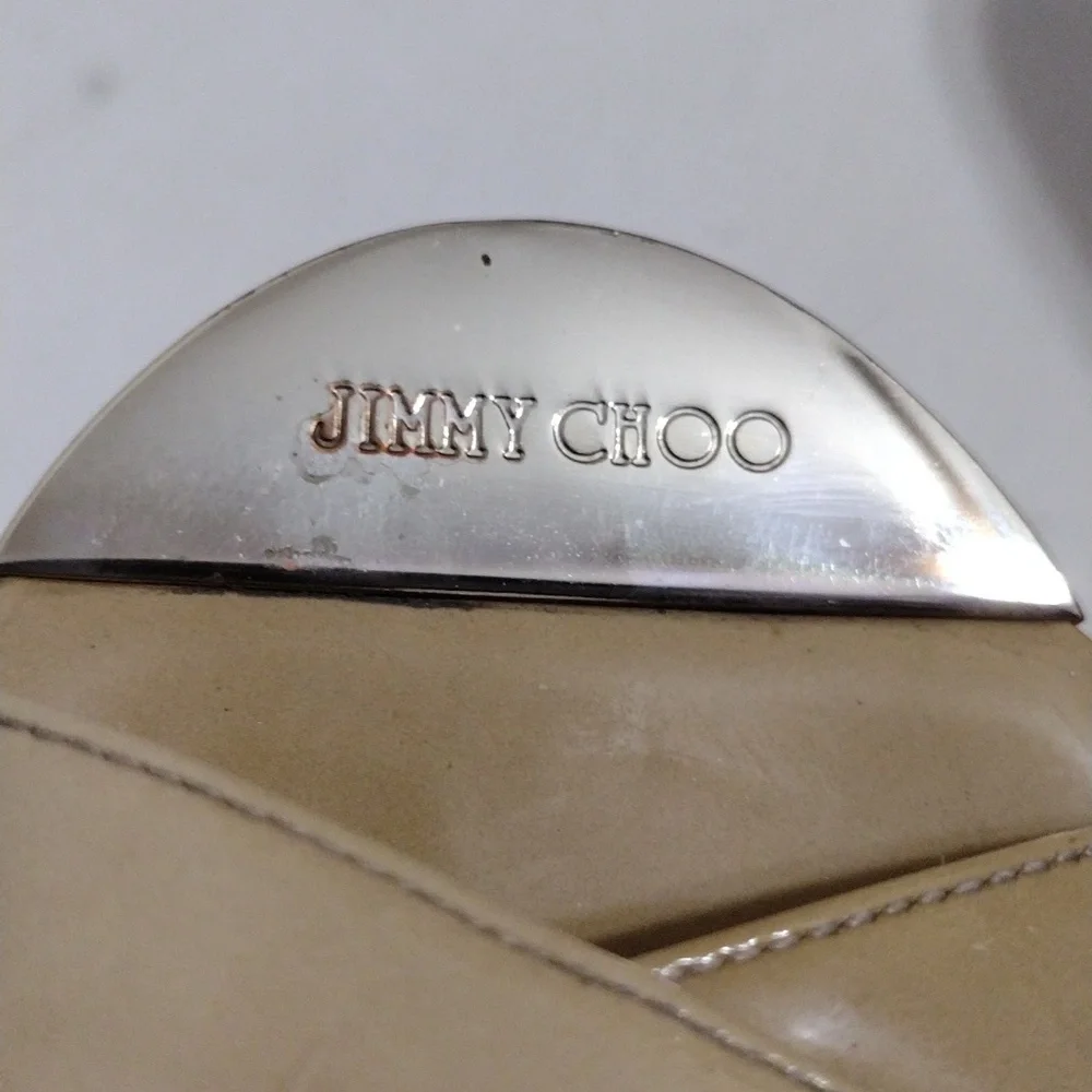Jimmy Choo Prima Cork Wedge Platform Sandals 36.5 / 5.5 Designer Luxury Shoes